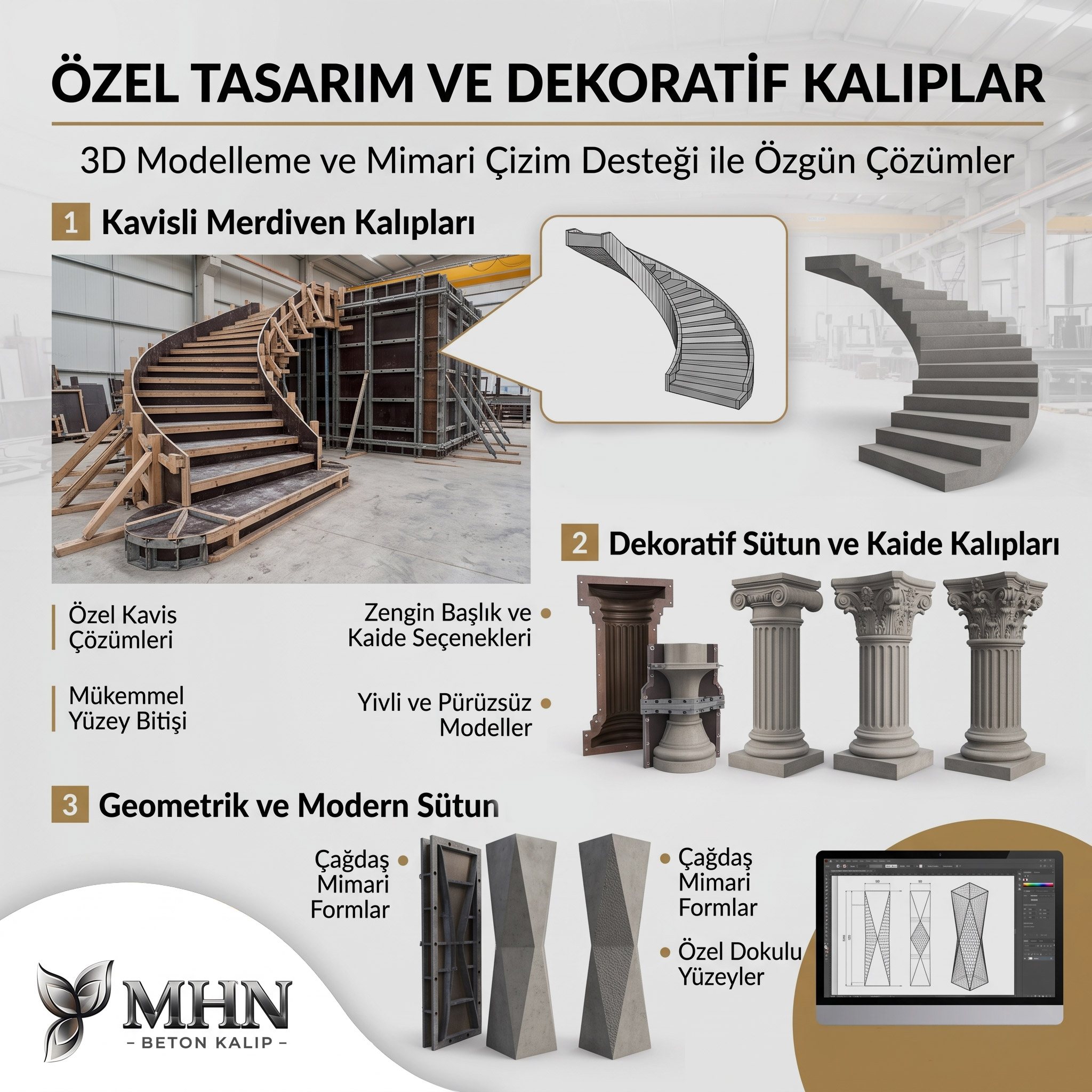 Özel Tasarım ve Dekoratif Kalıplar